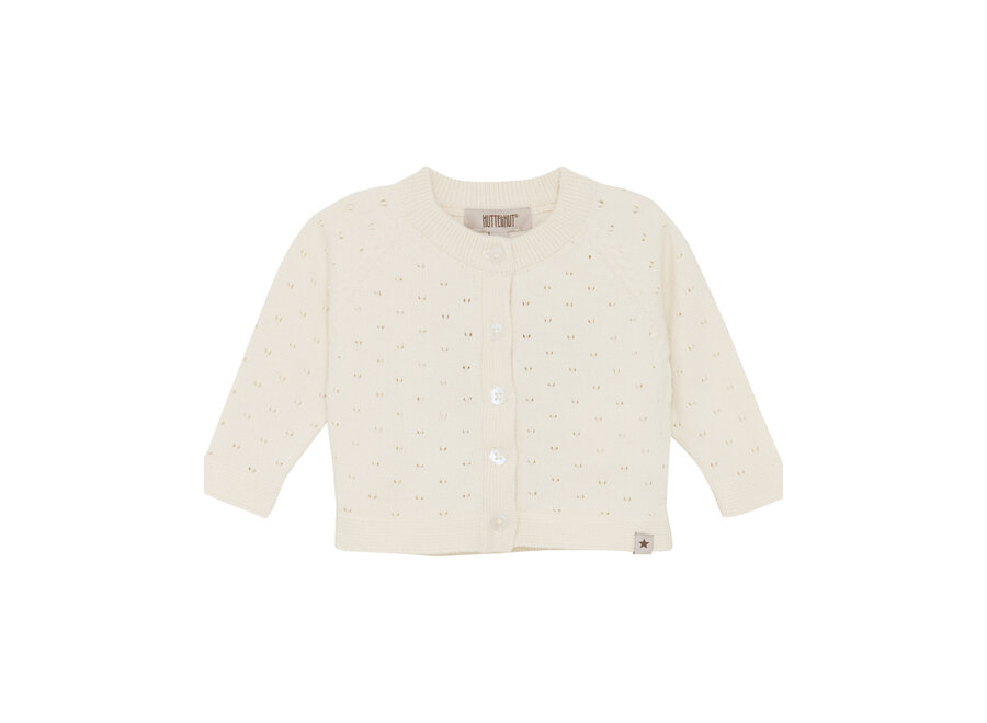 Cardigan Knit Antique White