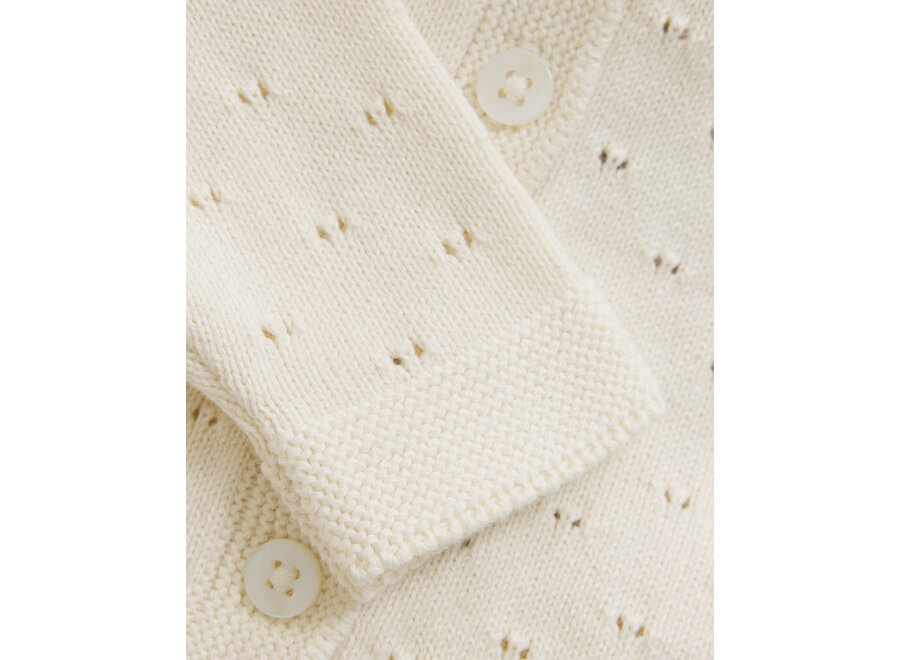 Cardigan Knit Antique White