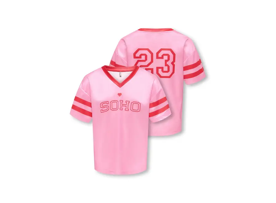 T-Shirt Lulu Begonia Pink Mars Red Soho