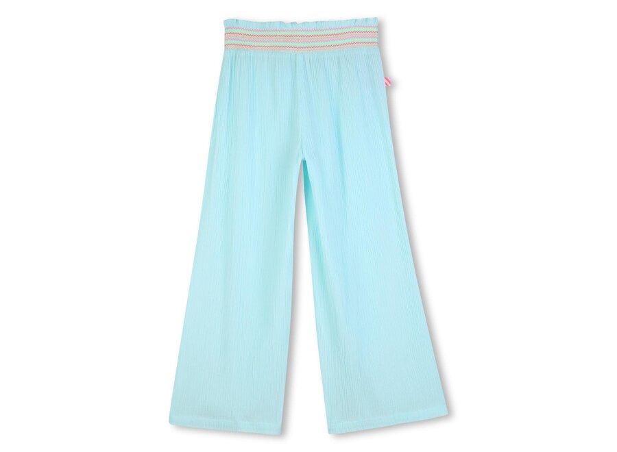 Brede broek - TURQUOISE