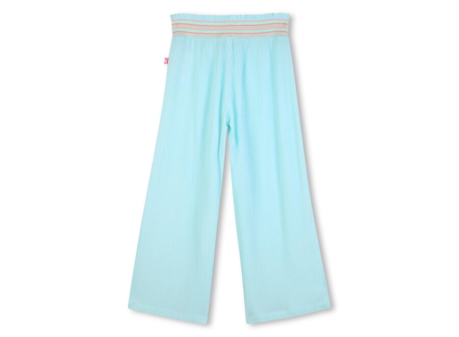 Brede broek - TURQUOISE