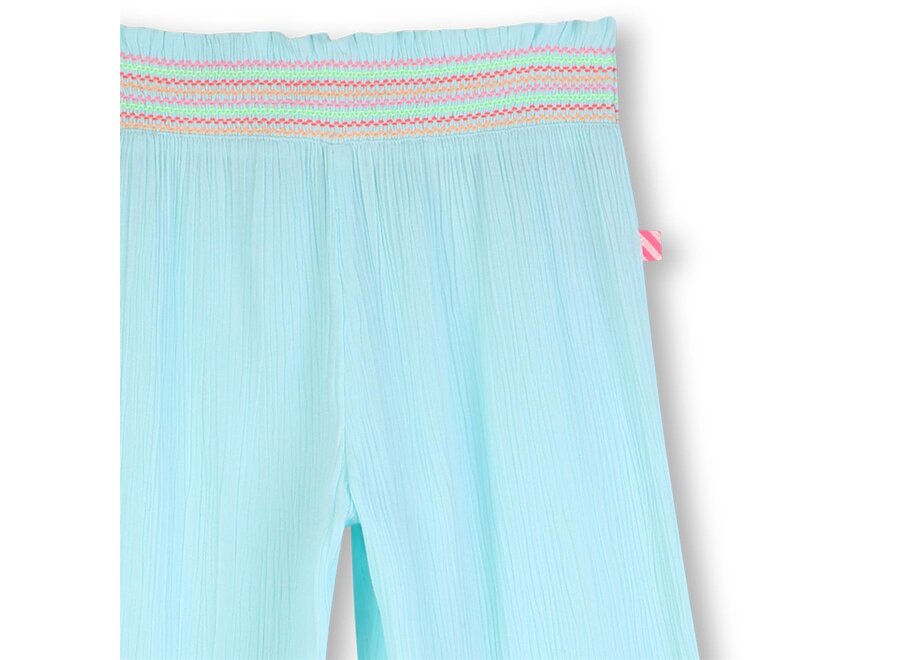 Brede broek - TURQUOISE