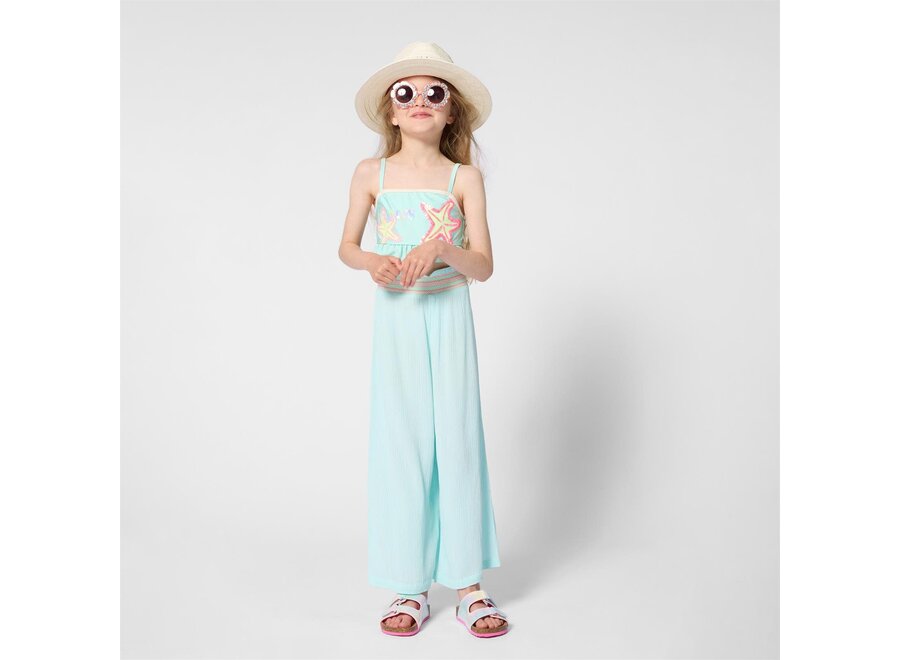 Brede broek - TURQUOISE