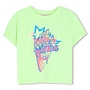 T-SHIRT KORTE MOUWEN Ice cream - Groene citroen