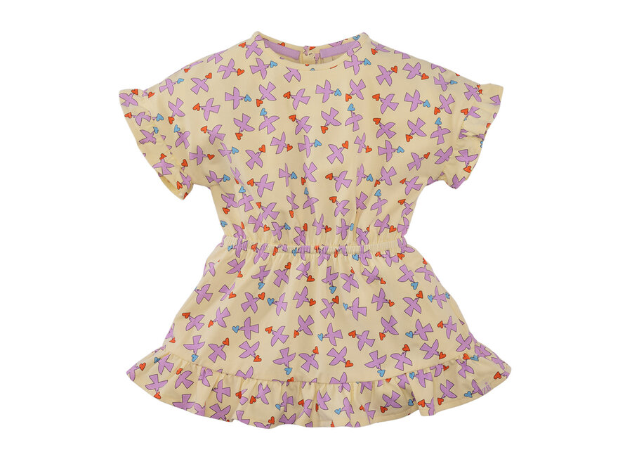 Jurk Leya Silly citron