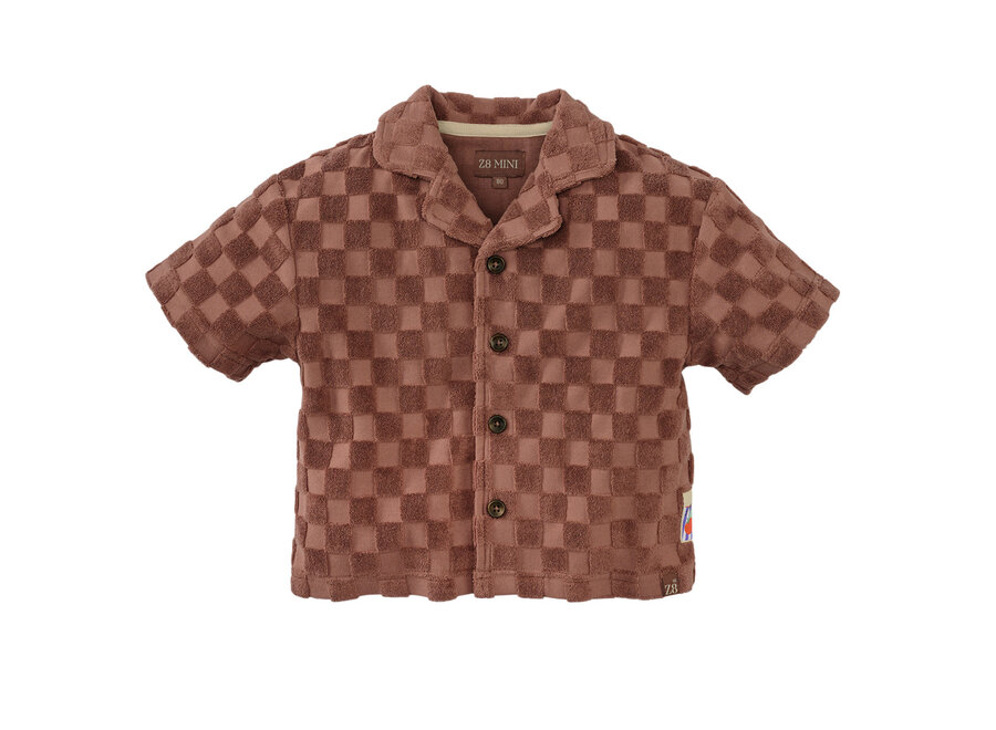 Shirt Jeppe | Overhemd - Blush brown