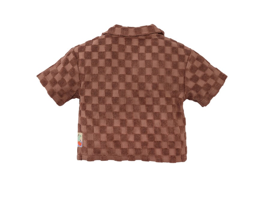 Shirt Jeppe | Overhemd - Blush brown