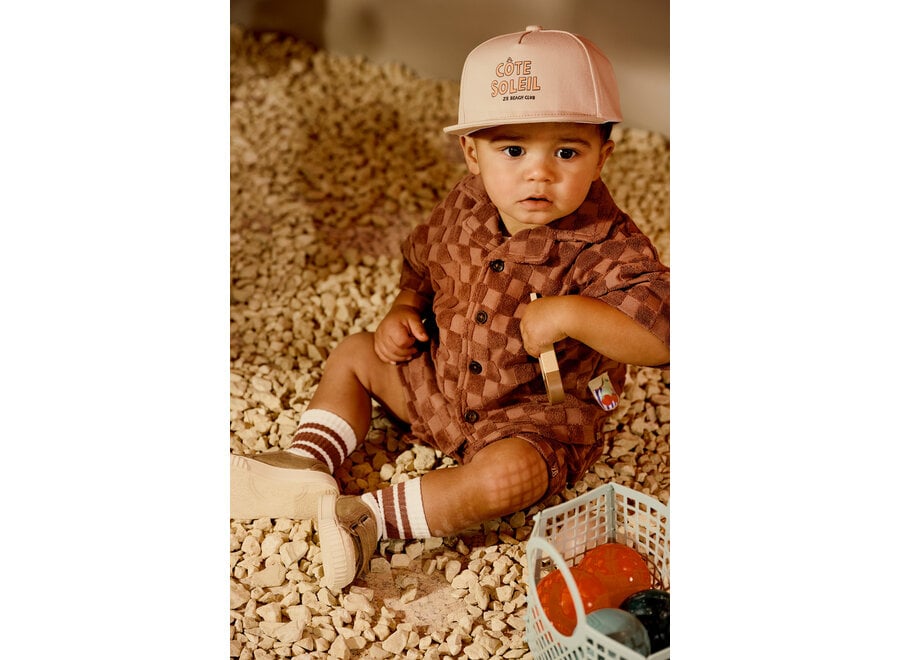 Shirt Jeppe | Overhemd - Blush brown