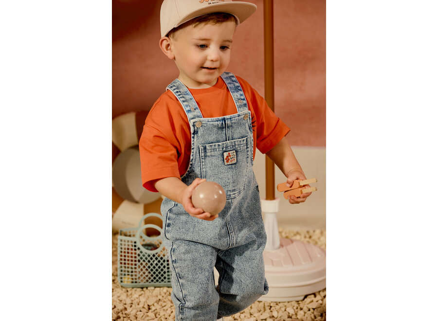 Tuinbroek Aras Jeans Light blue denim