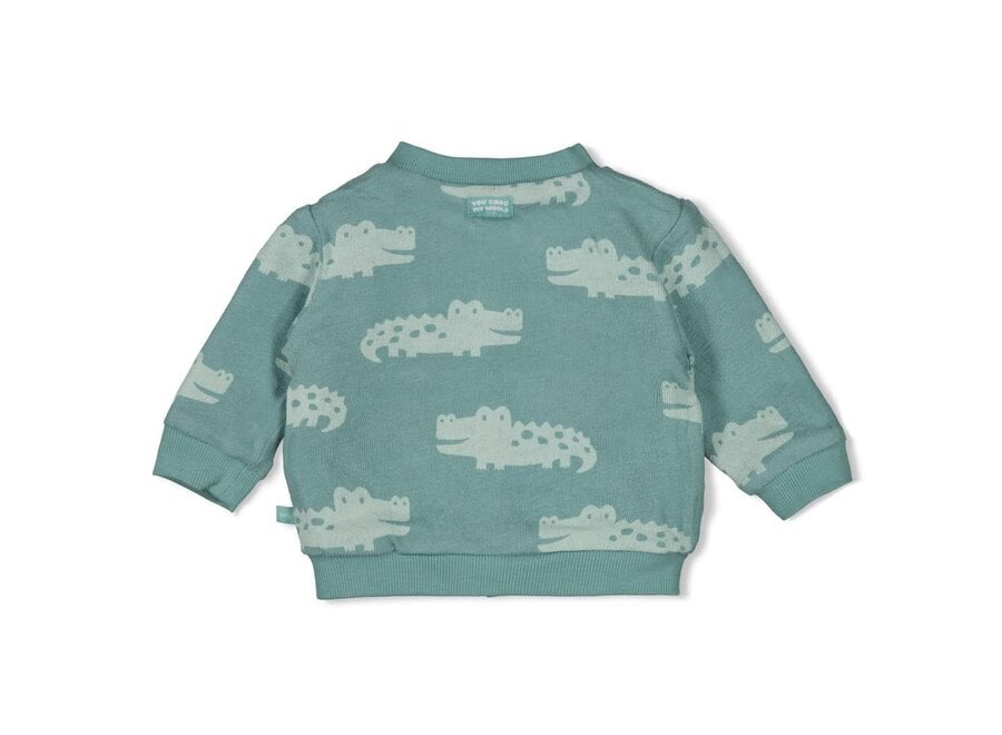 Omkeerbaar bomberjack - You Croc my World zeegroen