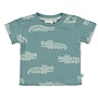 T-shirt AOP - You Croc my World zeegroen
