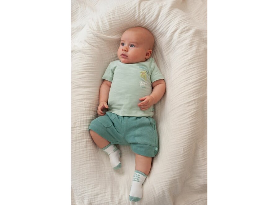 Short - You Croc my World zeegroen