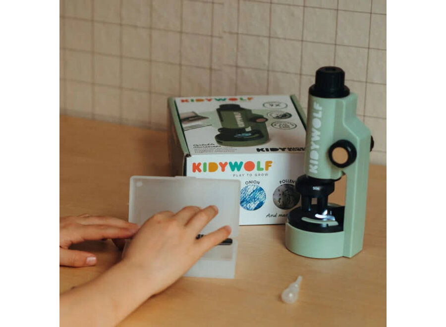 KIDYMICROSCOPE Draagbare microscoop groen