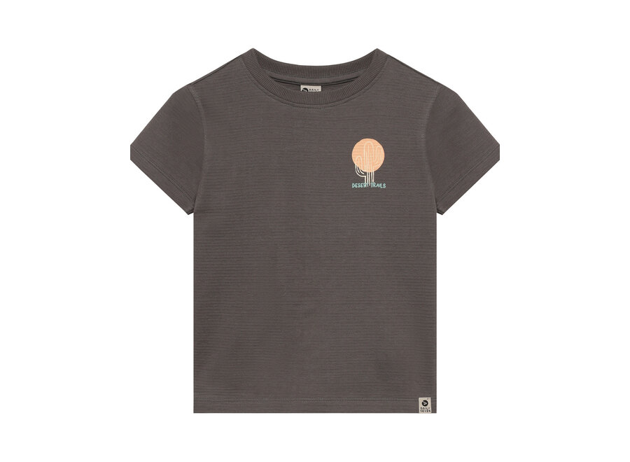 T-shirt Structure Print Thunderstorm