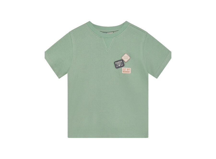 T-shirt Basic Badge Green