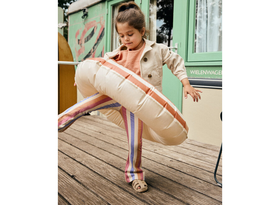 Flared Legging Striped Rose