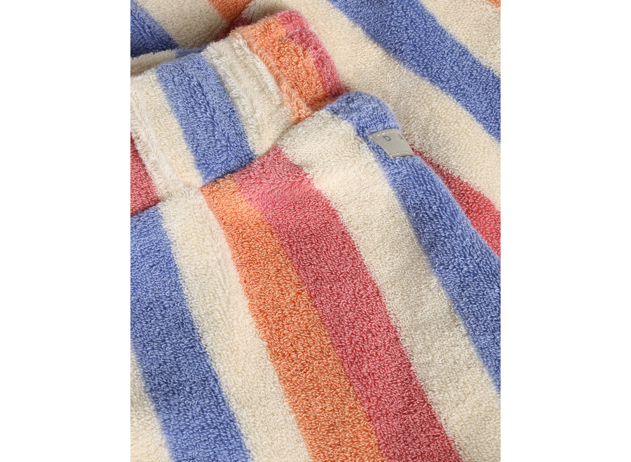 Terry Shorts Striped Rose