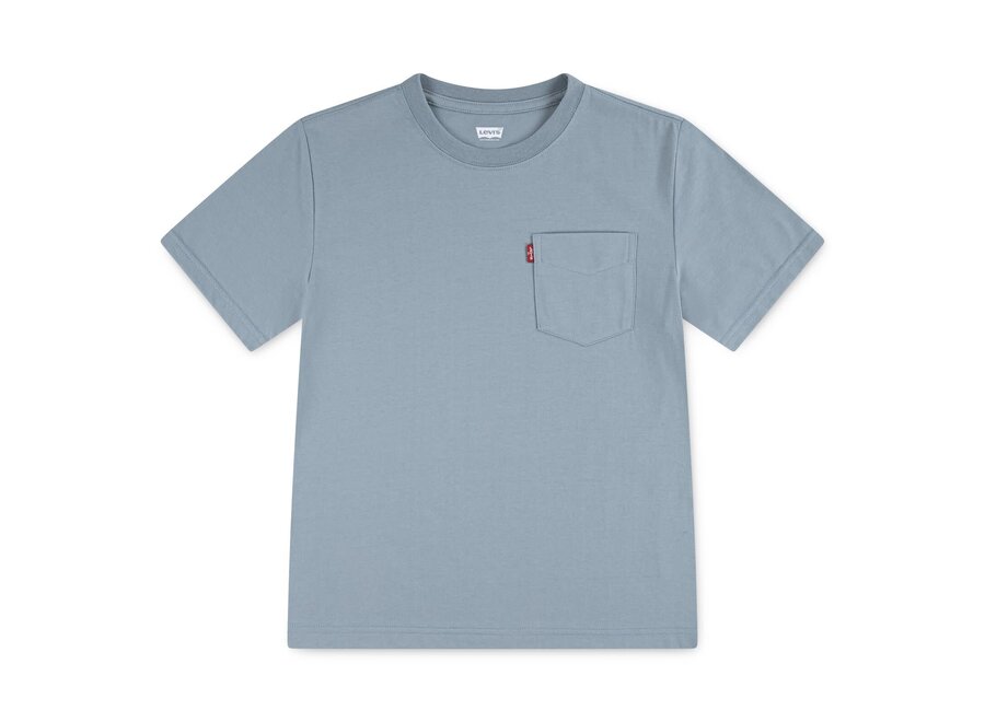 T-Shirt Sunset pocket tee - Lead