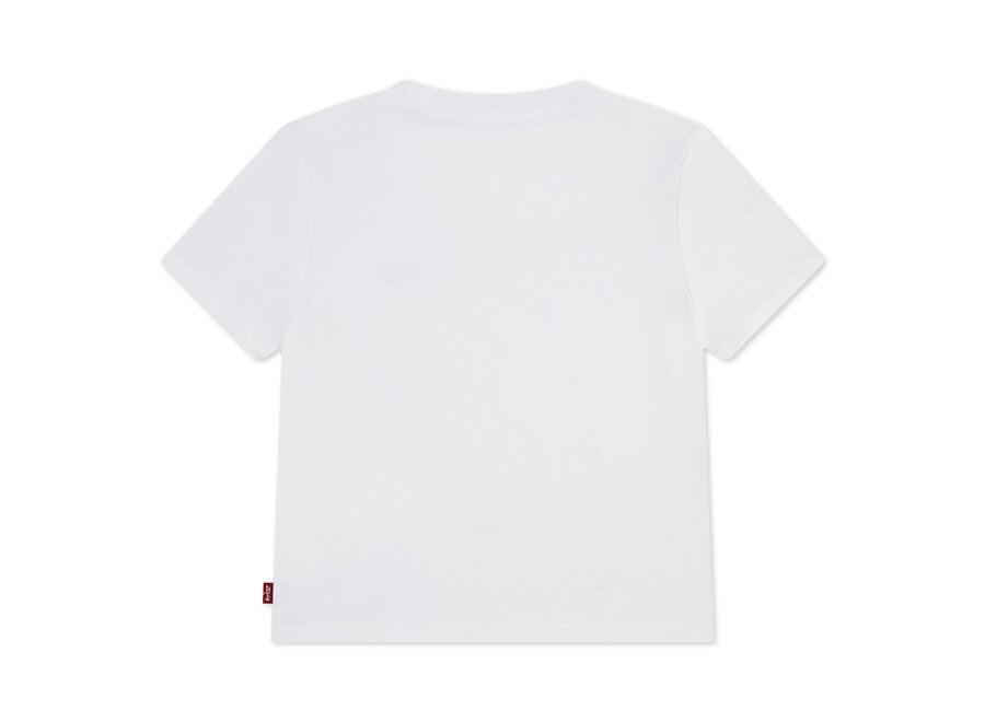 T-Shirt Batwing chest hit tee - white