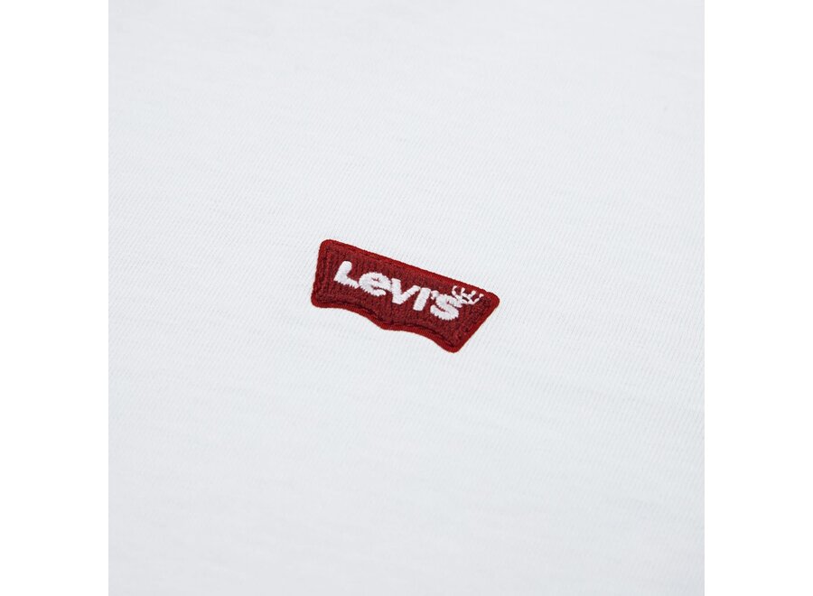 T-Shirt Batwing chest hit tee - white