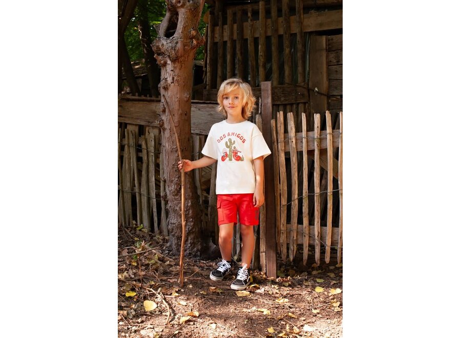 T-shirt oversized - Desert Fiesta - Offwhite