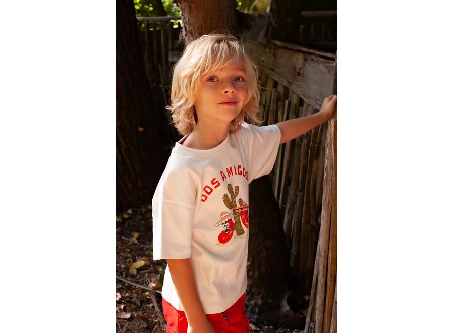 T-shirt oversized - Desert Fiesta - Offwhite