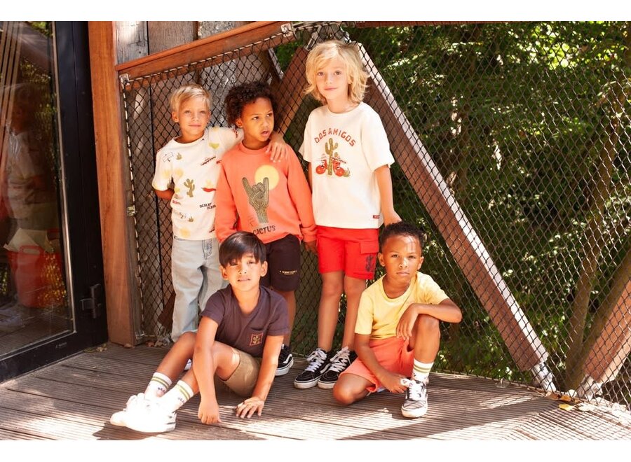 T-shirt oversized - Desert Fiesta - Offwhite