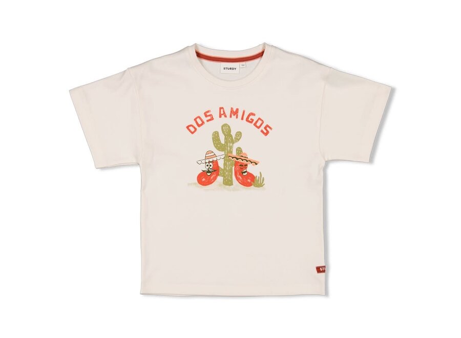 T-shirt oversized - Desert Fiesta - Offwhite