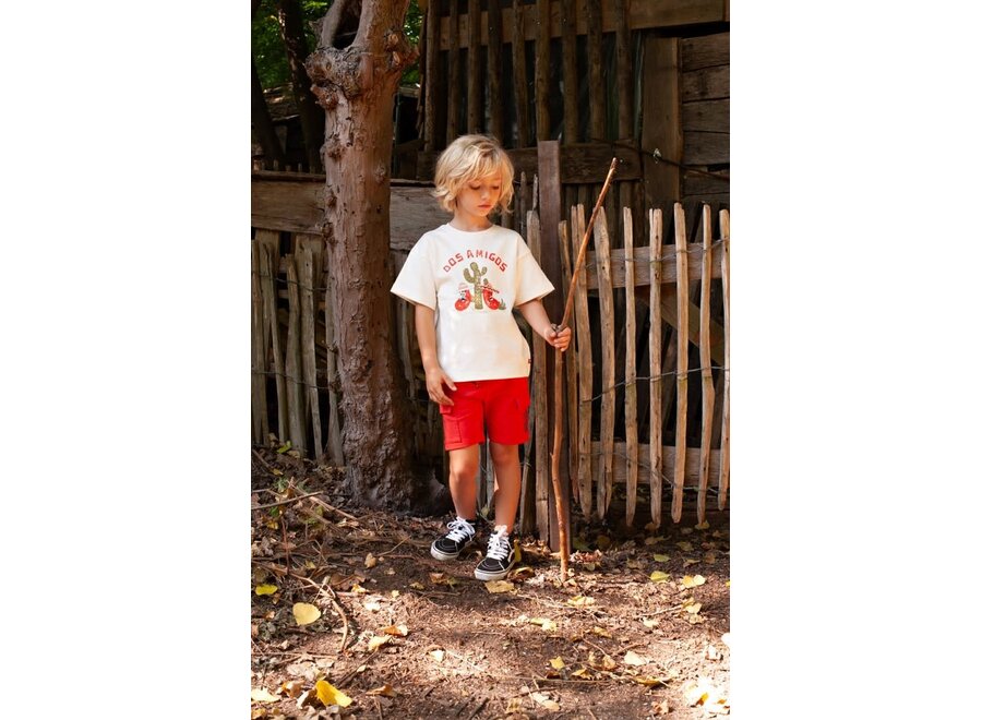 T-shirt oversized - Desert Fiesta - Offwhite