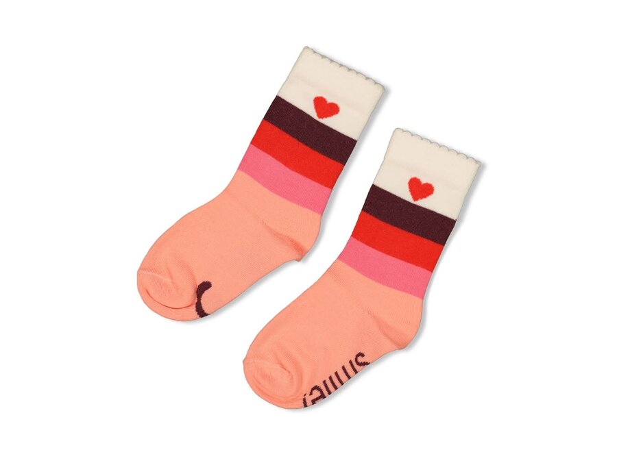 Sokken - Salsa Sunset - Zalm