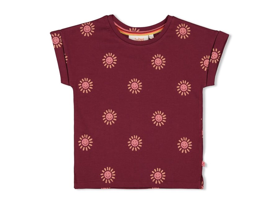 T-shirt AOP - Salsa Sunset - Bordeaux