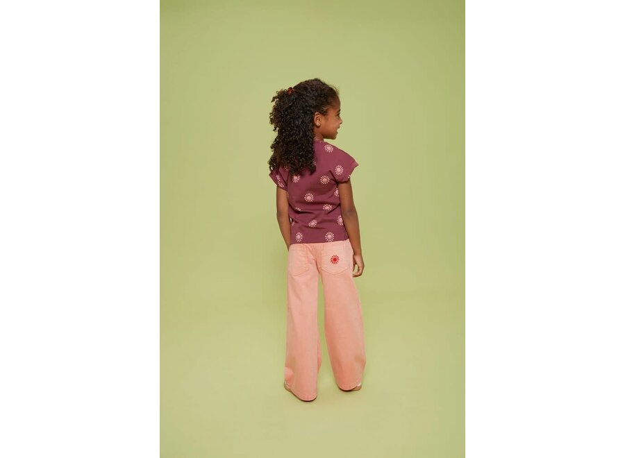 T-shirt AOP - Salsa Sunset - Bordeaux