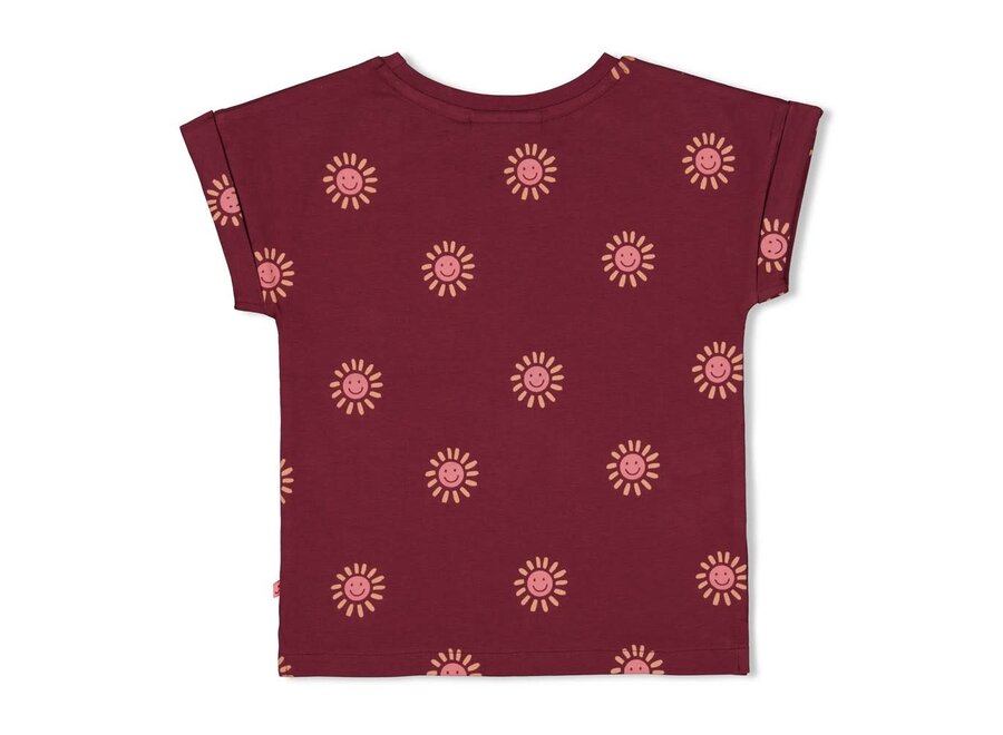 T-shirt AOP - Salsa Sunset - Bordeaux