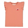 T-shirt met backprint - Salsa Sunset - Zalm
