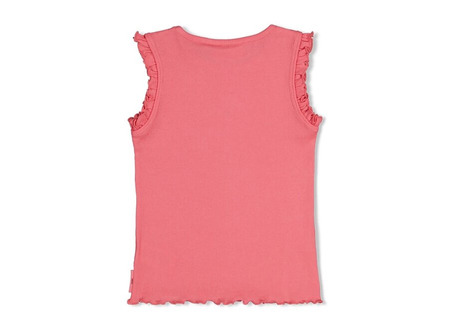 Singlet rib - Salsa Sunset - Roze
