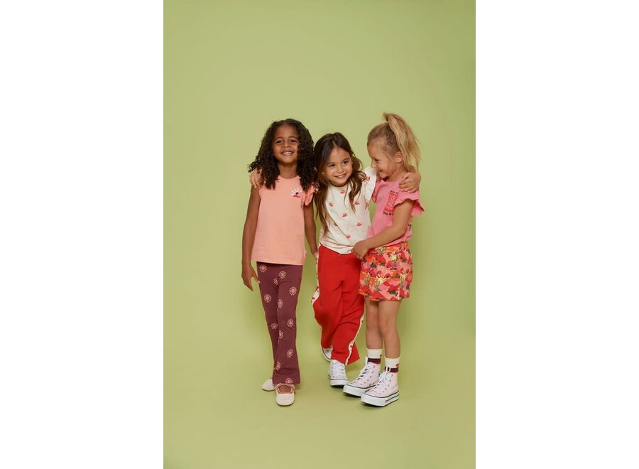 T-shirt met backprint - Salsa Sunset - Roze