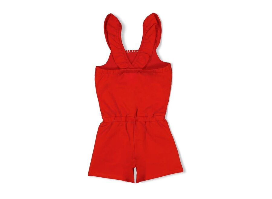 Jumpsuit kort - Salsa Sunset - Rood