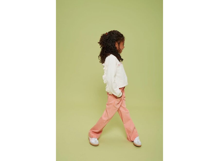 Jeans wide leg - Salsa Sunset - Zalm