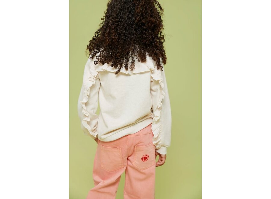 Jeans wide leg - Salsa Sunset - Zalm