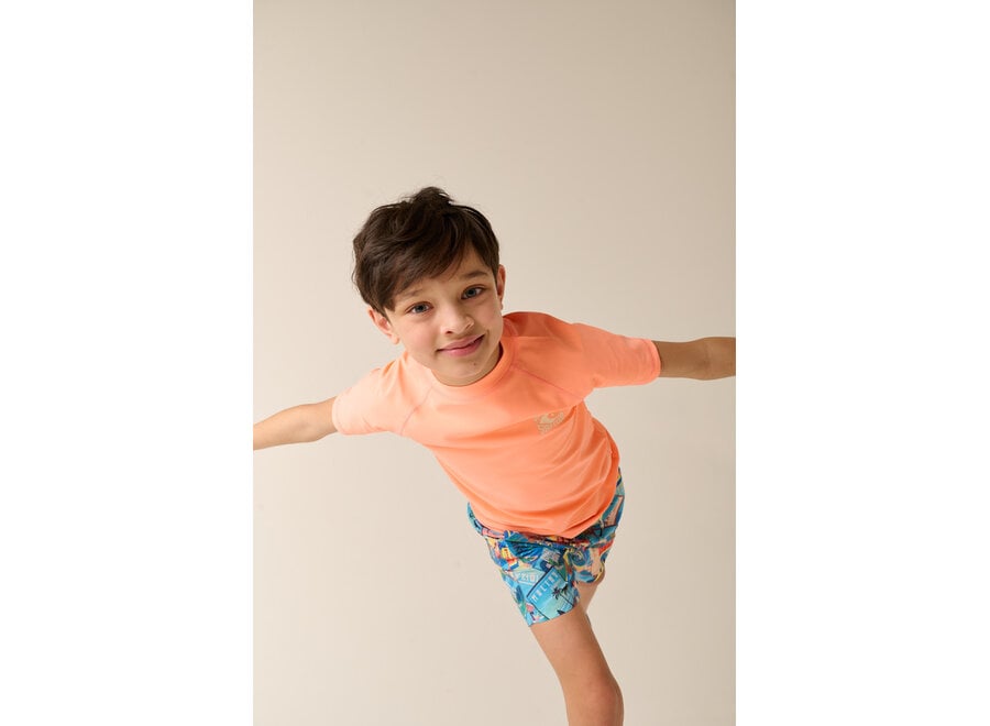 UV Zwemshirt Piaui korte mouw - Peach