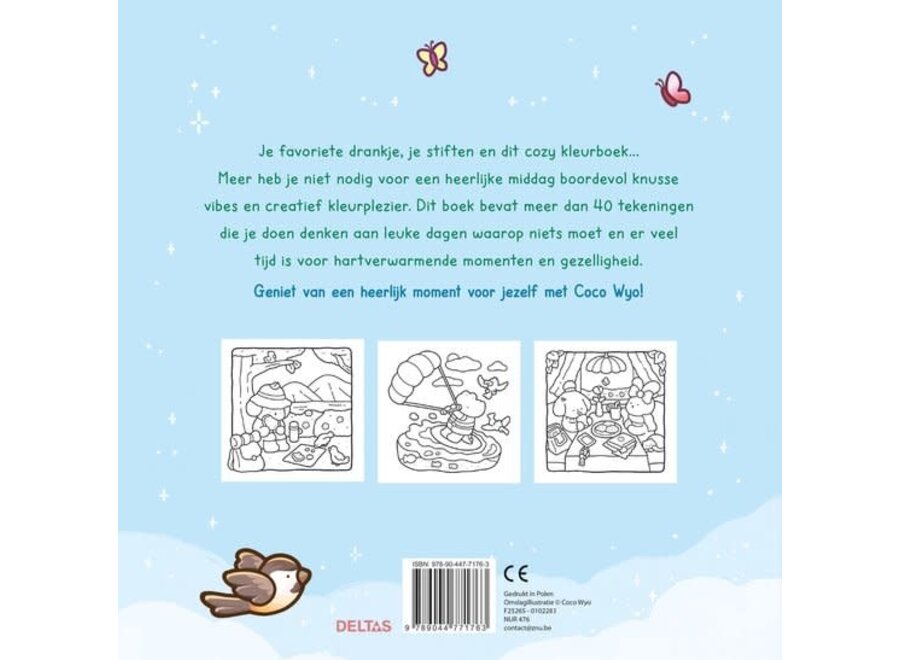 Cozy Days Cute & Comfy kleurboek Coco Wyo