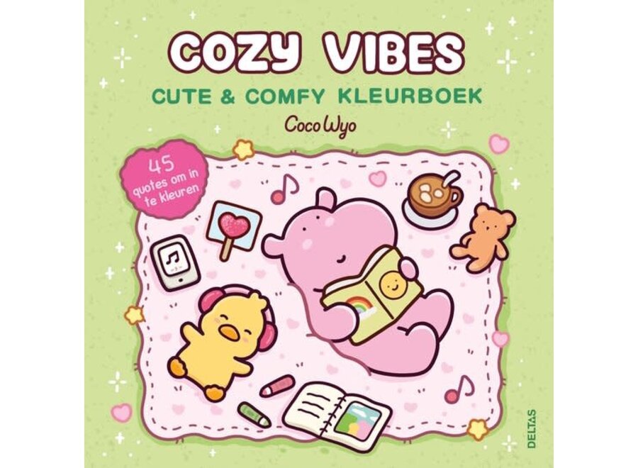 Cozy Vibes Cute & Comfy kleurboek Coco Wyo