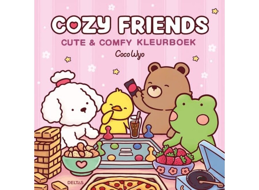 Cozy Friends Cute & Comfy kleurboek Coco Wyo