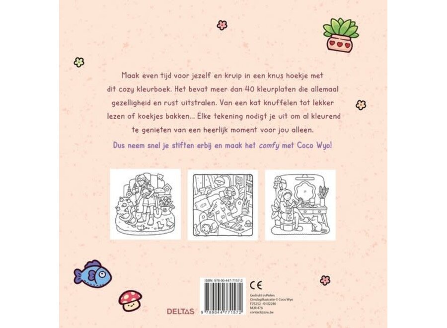 Girl Moments Cute & Comfy kleurboek Coco Wyo