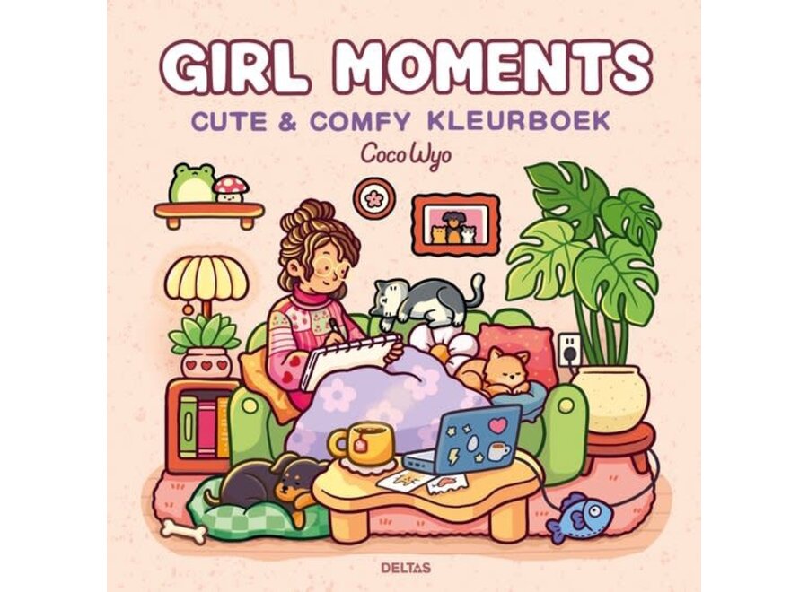 Girl Moments Cute & Comfy kleurboek Coco Wyo