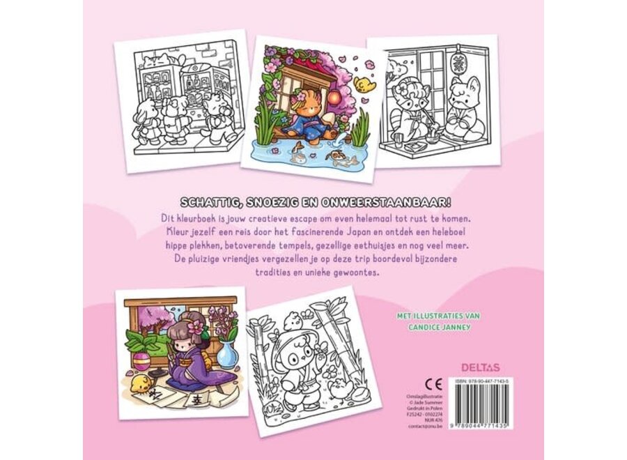 Cozy Japan - Comfy kleurboek Jade Summer