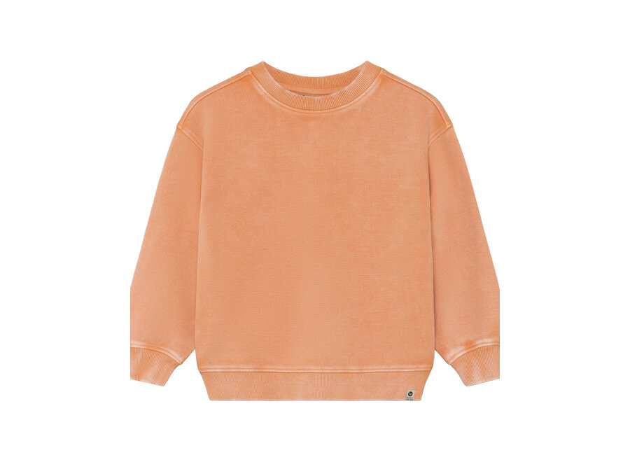 Oversized Sweater Backprint Sandstone