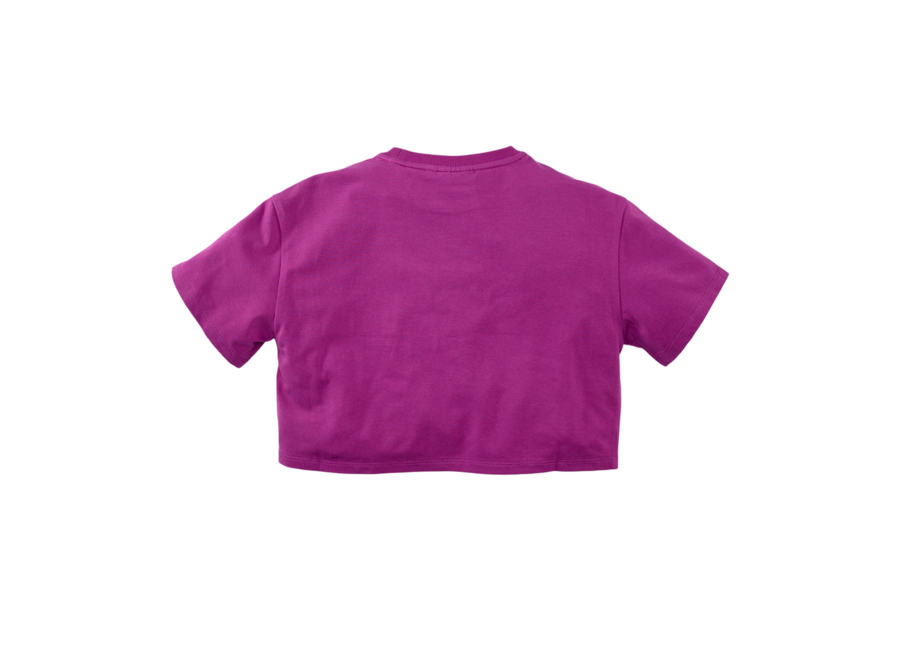 Chelsey | Cropped Tee - Foxy violet