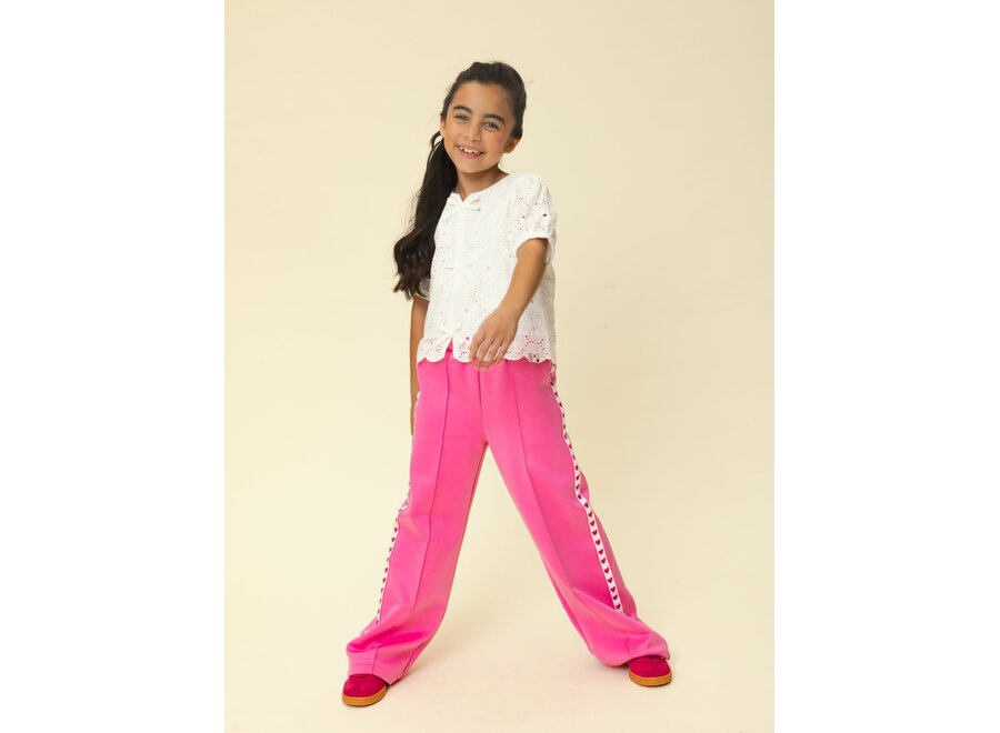 Little woven top Soft white