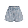Little Denim Shorts - Heart denim